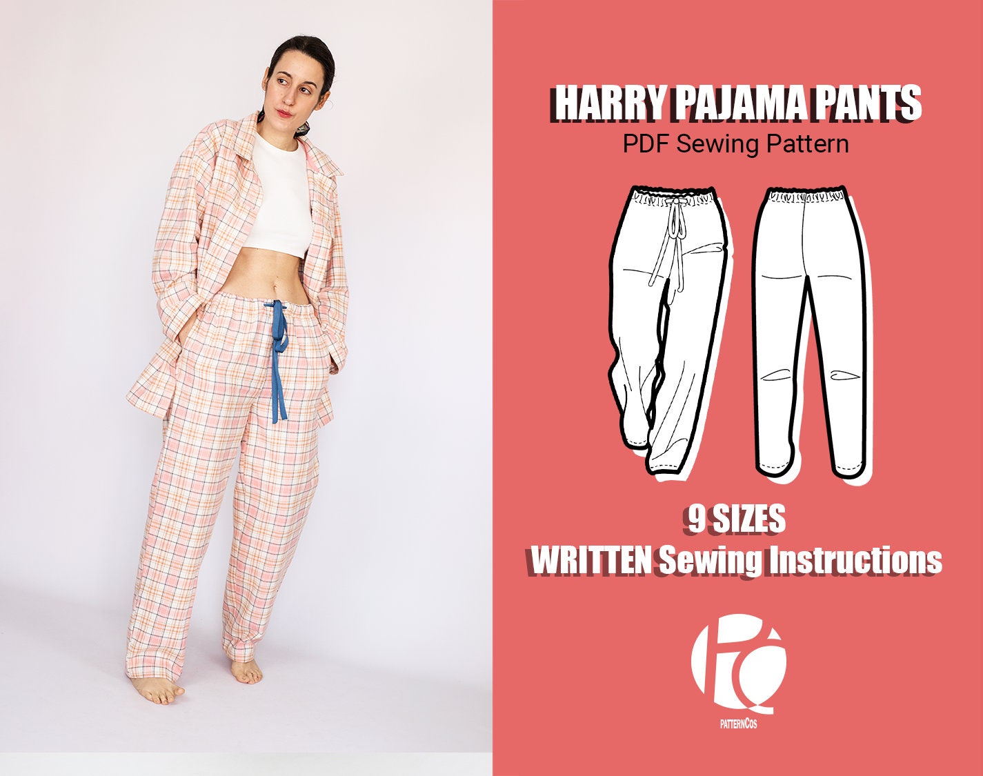 Vintage Pajama Pants - Etsy Vintage Pajama Pants - Etsy