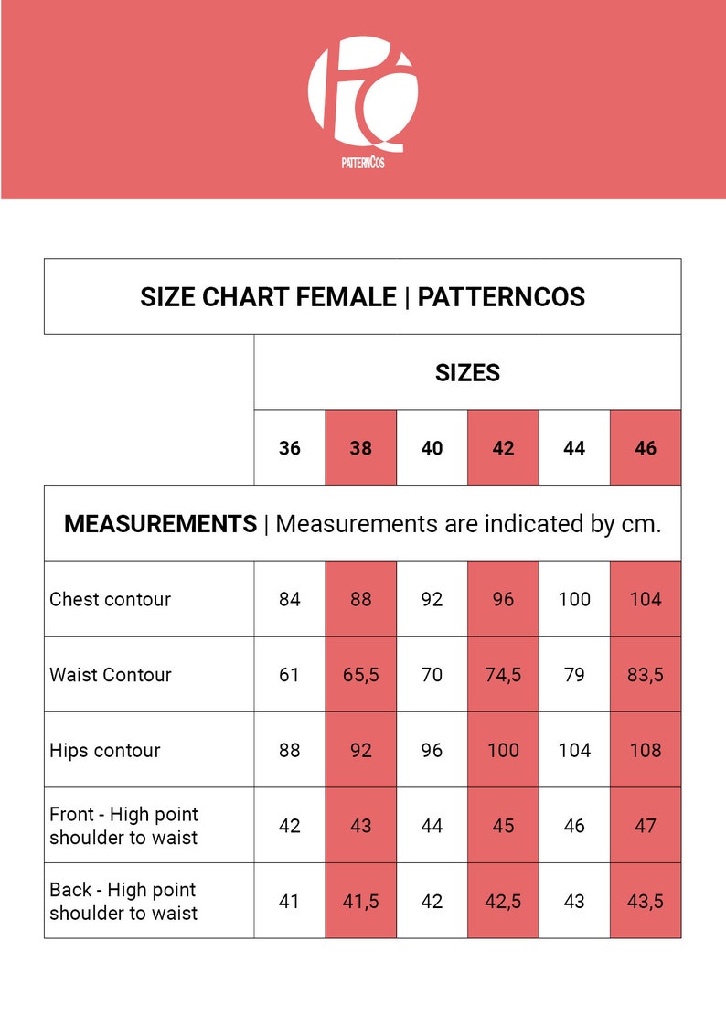 Paquete de patrones femeninos. Cuerpo Manga Falda Pantalón / 6 TALLAS / PDF Patrón de costura imagen 2