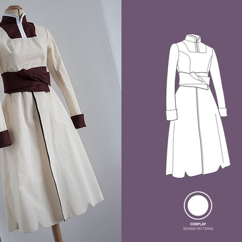 Anna Dress PDF Cosplay Sewing Pattern Etsy