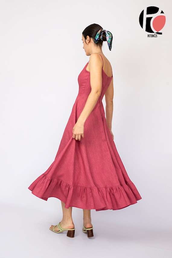Basic Midi Dress Pattern | Circular Skirt Pattern for Women | Easy Wedding Midi Dress Sewing Pattern | 9 Sizes | PDF Sewing Pattern - Etsy Basic Midi Dress Pattern | Circular Skirt Pattern for Women | Easy Wedding Midi Dress Sewing Pattern | 9 Sizes | PDF Sewing Pattern - Etsy