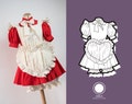 Maid inspired magical girl | PDF Cosplay Sewing Pattern
