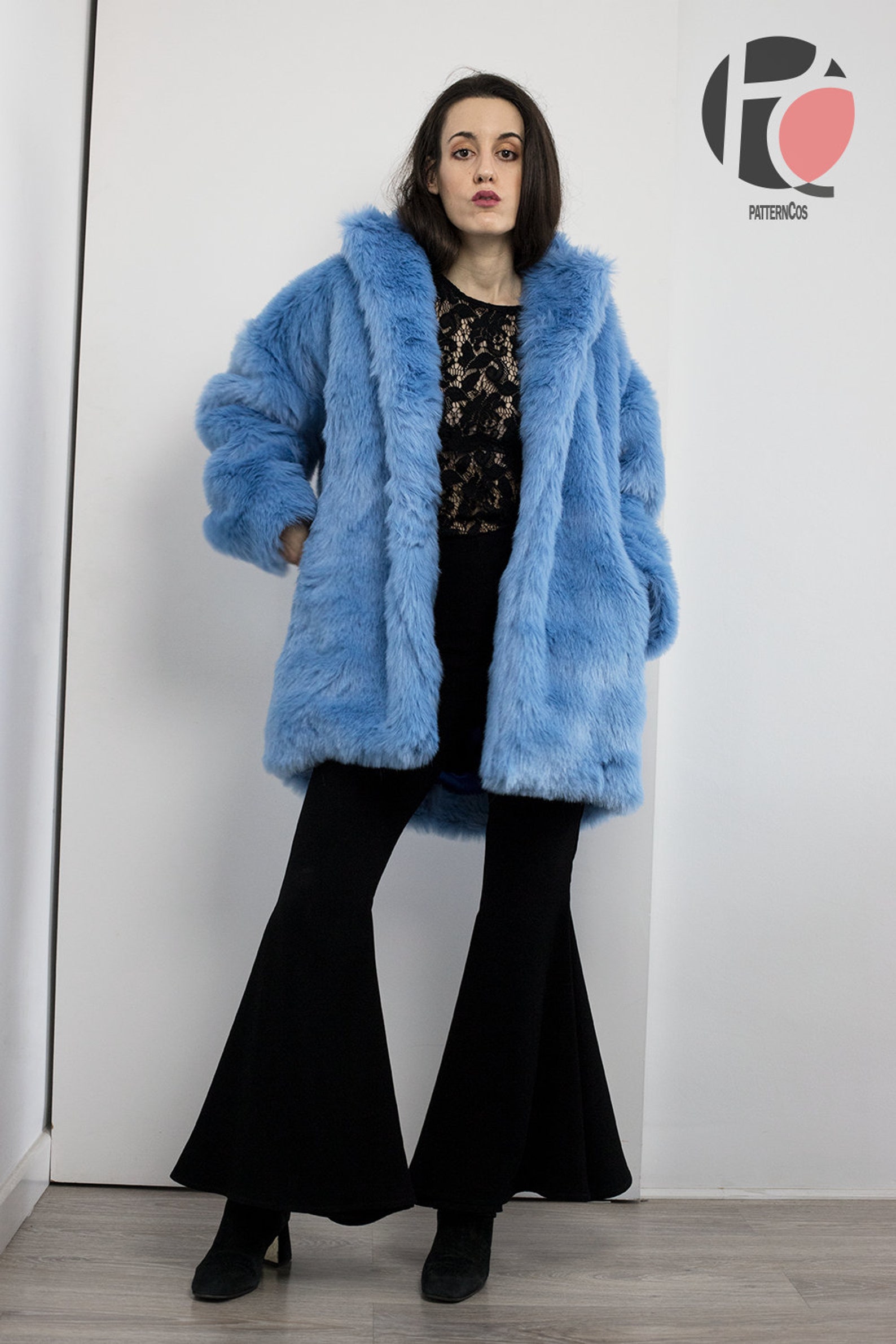 PDF Sewing pattern Faux fur oversized coat Etsy