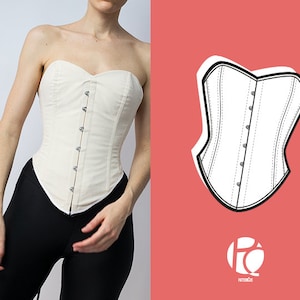 Viola corset 12 panels | PDF Sewing pattern