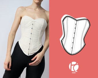 Viola corset 12 panels | PDF Sewing pattern