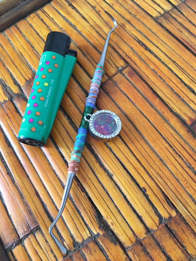 STEEL DAB TOOL wax carving tool dab tool tools for dabbing cannabis wire wrapped dab tool dabbing tool wax tool cannabis accessories dab