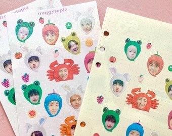 Bangtan Heads Deco Polco Stickers