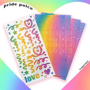 Pegatinas de confeti Pride Polco Deco