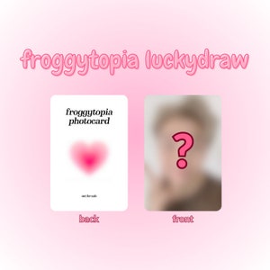 Froggytopia Lucky Draw-fotokaart