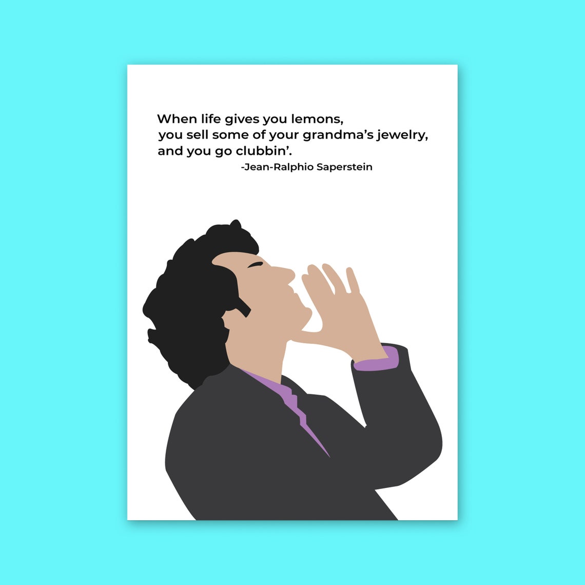 When Life Gives You Lemons Poster Based on Jeanralphio Etsy