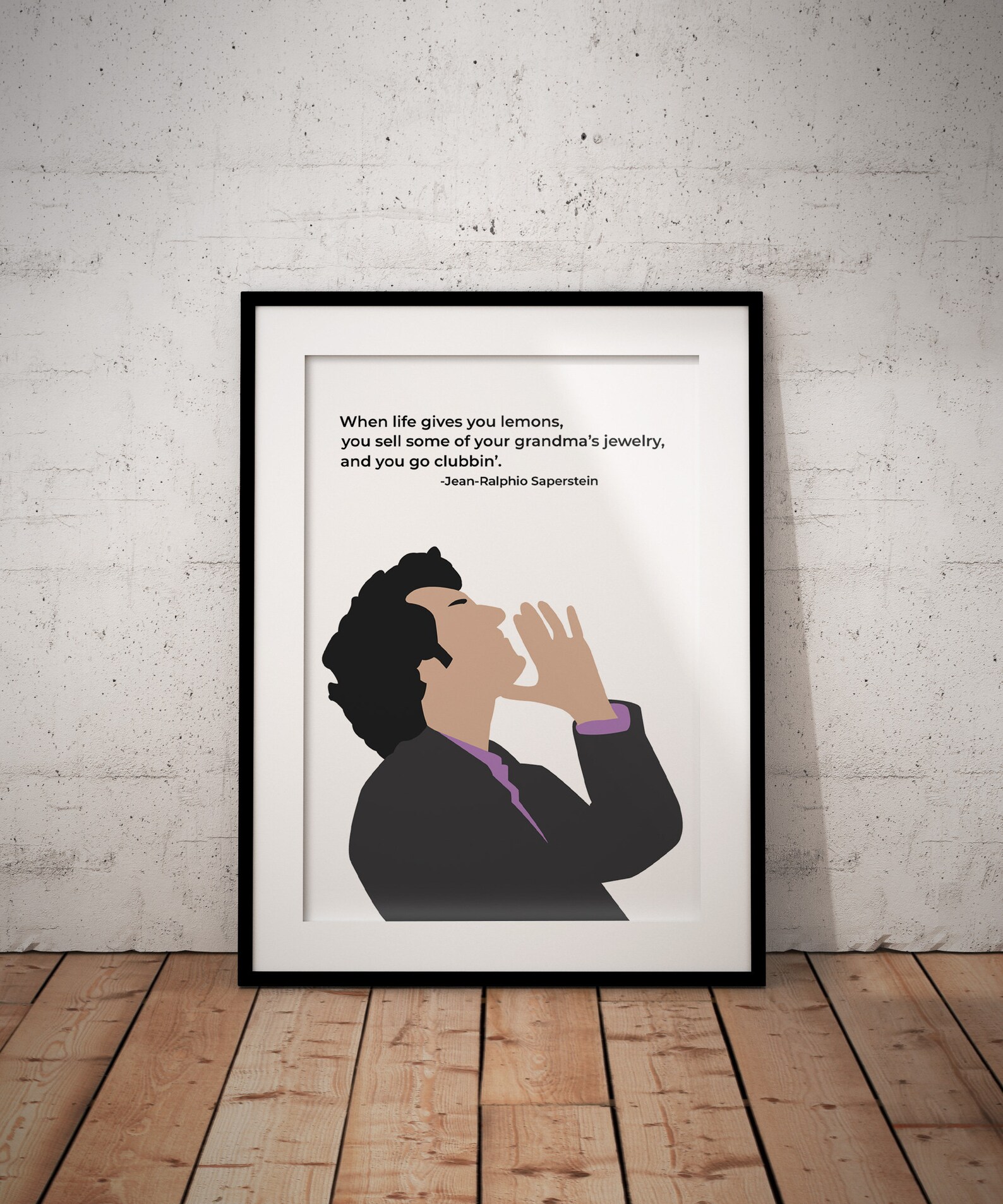 When Life Gives You Lemons Poster Based on Jeanralphio Etsy