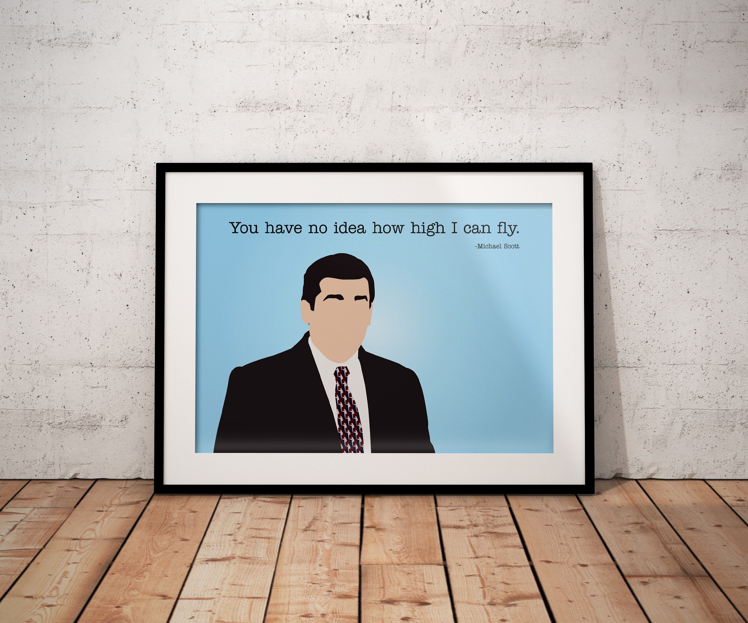 You Have No Idea How High I Can Fly Poster Based On Michael Etsy