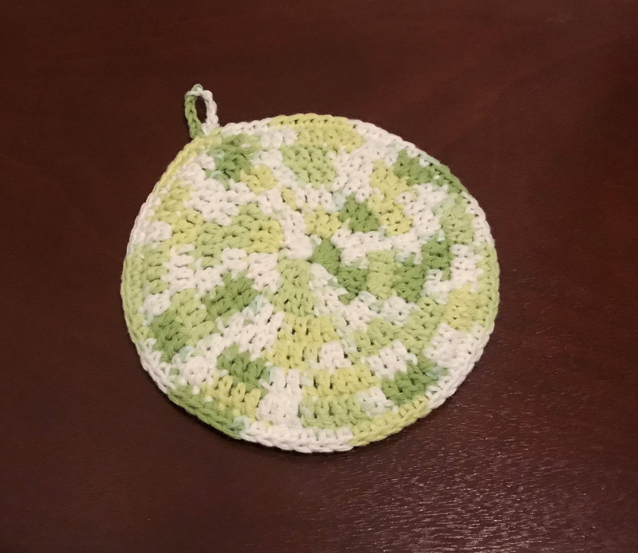 Crochet Round Pot Holder, Hot Pad, Trivet Etsy