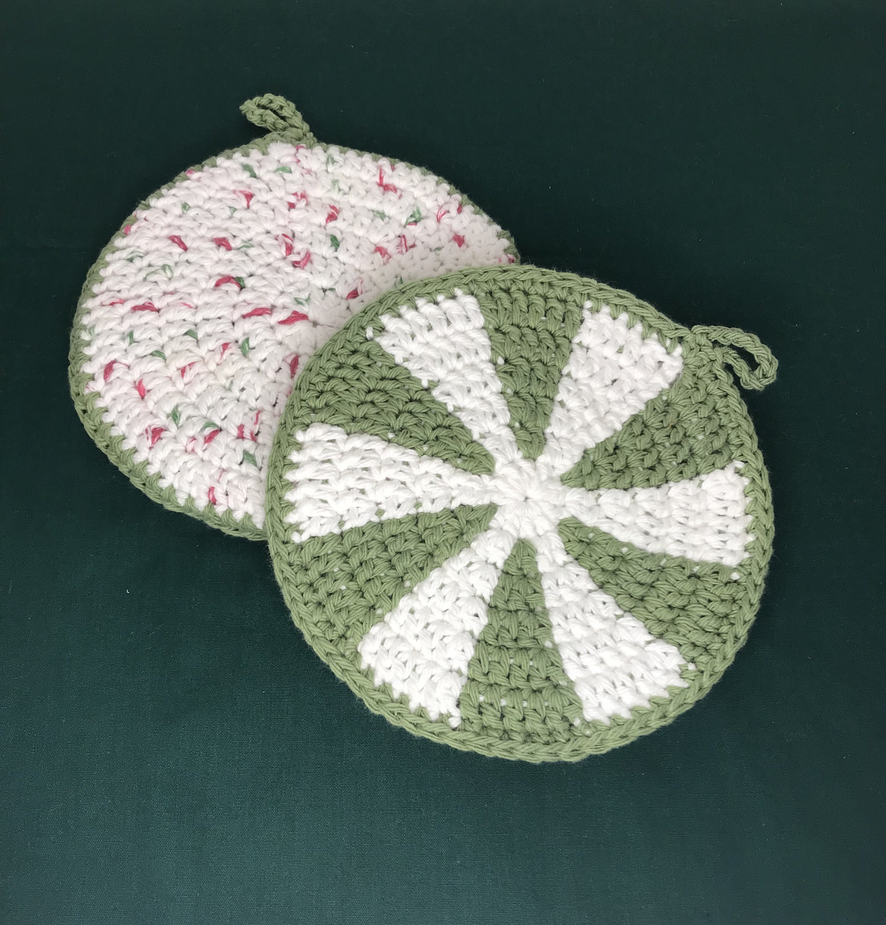 Crochet Round Pot Holder, Hot Pad, Trivet Etsy
