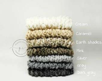 ALL COLORS Thin and thick blanket/basket stuffer/bump blanket/Newborn Photography Props/layering blanket/photo prop/layering piece/preorder