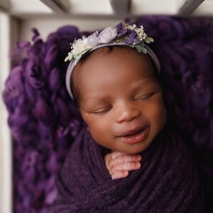 Grape CURLY Thin and thick blanket Dark Purple mini blanket Bump blanket Newborn Photography Prop purple layering blanket photo prop