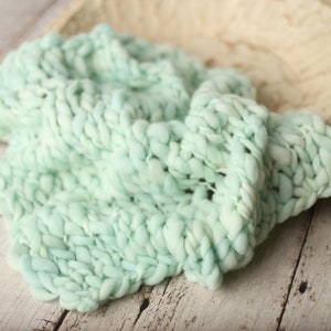 Mint Thin and thick blanket Green blanket Bump blanket Newborn Photography Props Green layering blanket photo prop basket stuffer