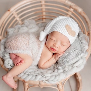 Silver CURLY Thin and thick blanket Grey mini blanket Bump blanket Newborn Photography Prop Gray layering blanket photo prop basket stuffer