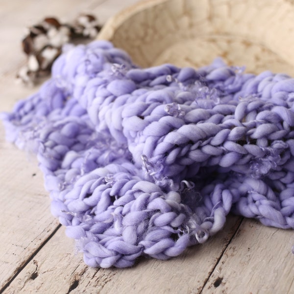 Geode CURLY Thin and thick blanket Violet mini blanket Bump blanket Newborn Photography Prop purple layering blanket photo prop Lavender