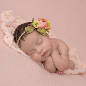 Blush Thin and thick layering blanket/blush blanket/pink blanket/baby blanket/newborn photography prop/photo bump basket stuffer