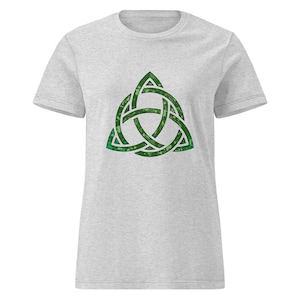 Celtic Trinity Knot Triquetra Women’s Gildan Tee Shirt