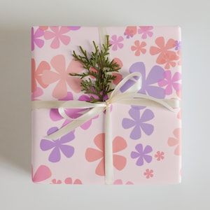Floral Wrapping paper sheets