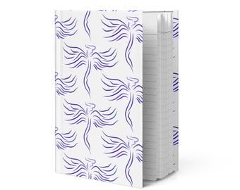 Diario de tapa dura mate con diseño de ángel guardián