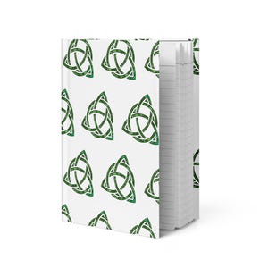 Celtic Trinity Knot Triquetra Hardcover journal matte