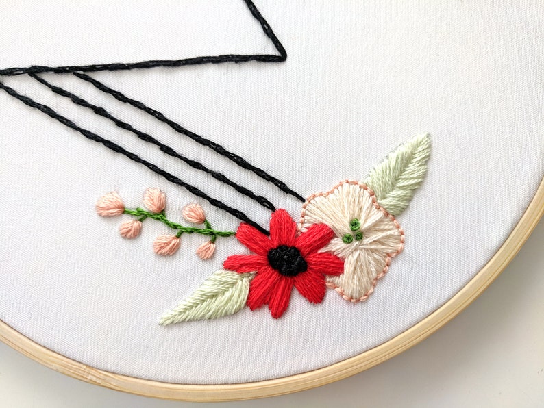 LETTER R Embroidery PDF Pattern Letter Embroidery Initial Etsy