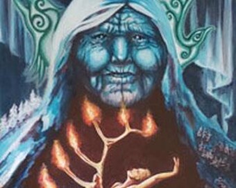 The Cailleach – Celtic Goddess Art Print | Digital Download