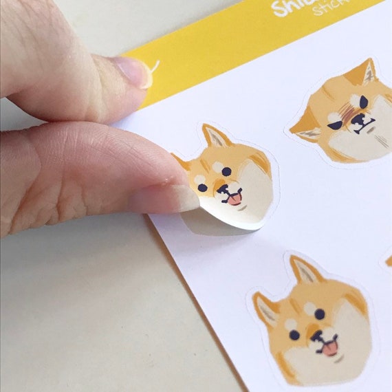 Shiba Inu Planner Stickers Kiss Cut Stickers