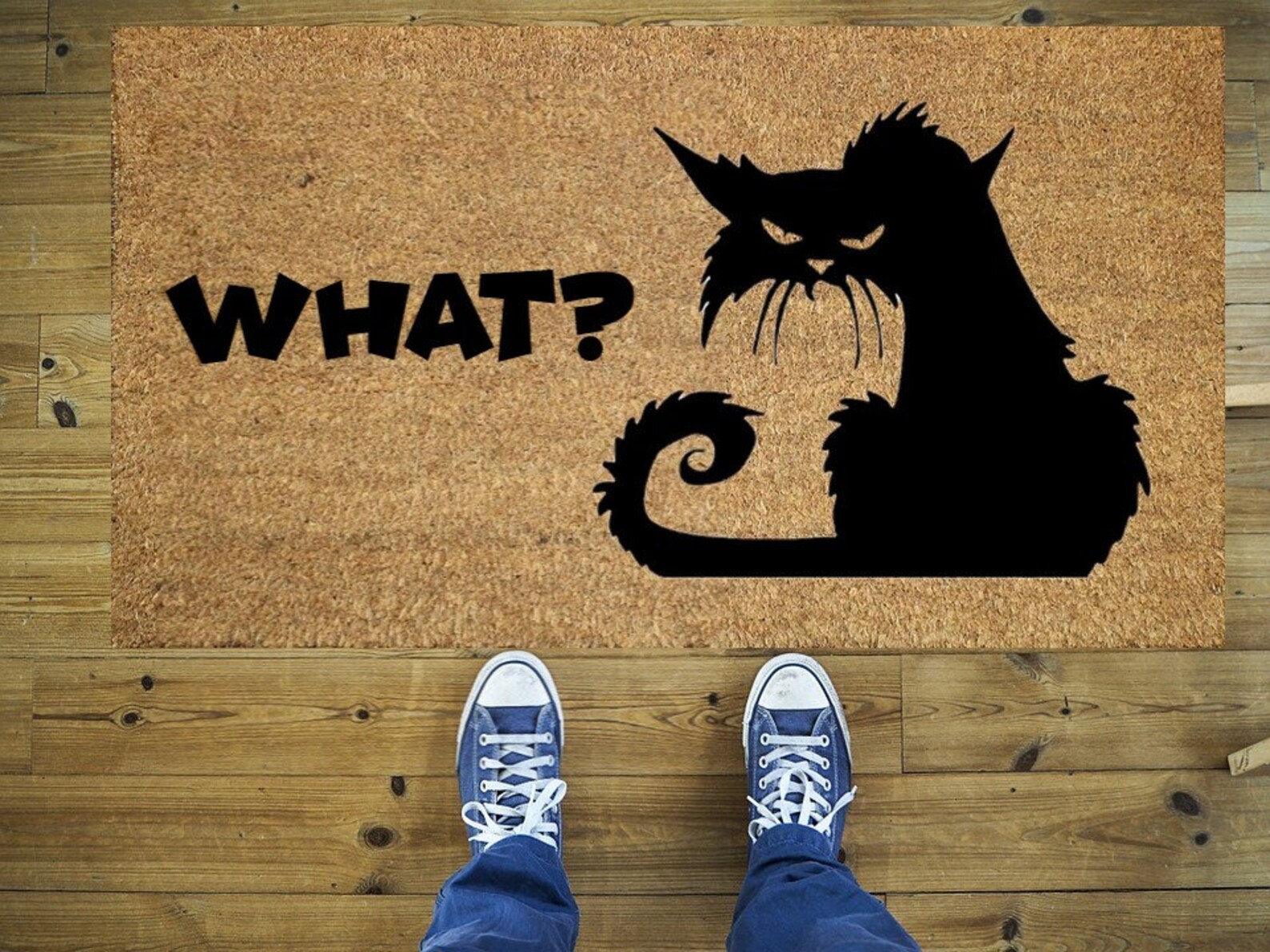What Cat Doormat Funny Doormat Coco Doormat Coir Doormat Etsy Canada