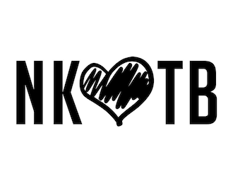 NKOTB New Kids on the Block Heart vinyl decal