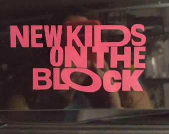 New Kids on the Block-NKOTB-vinyl decal logo