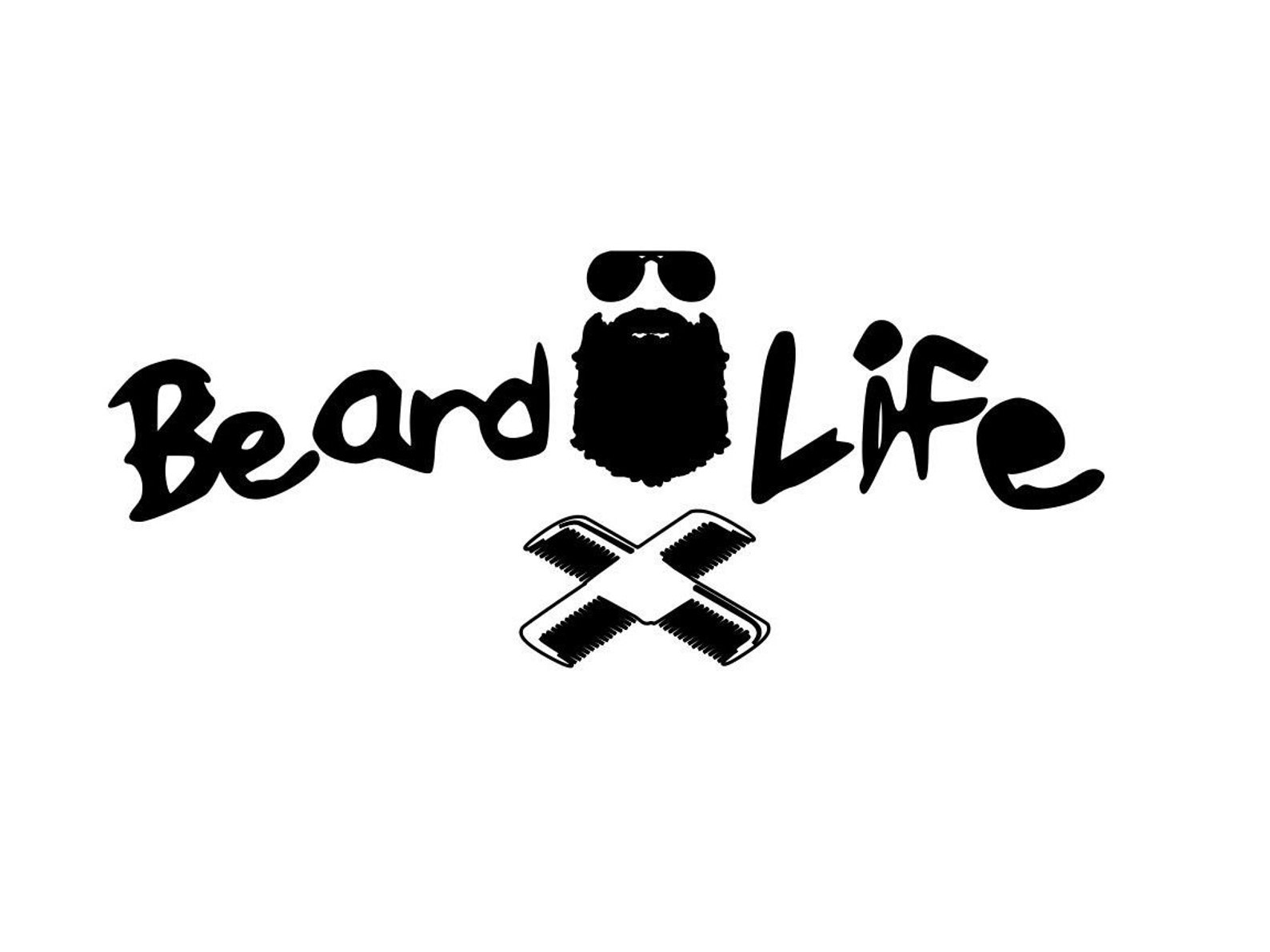 Beard Life Permanent Vinyl Decal - Etsy