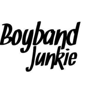 Boyband Junkie permanent vinyl decal