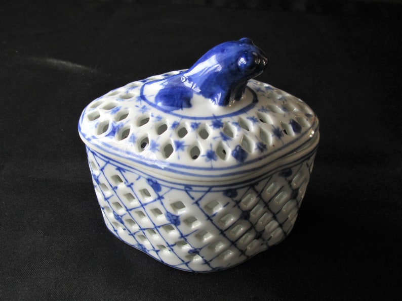 Potpourri Box Ceramic Baun Brothers Formalities Vintage