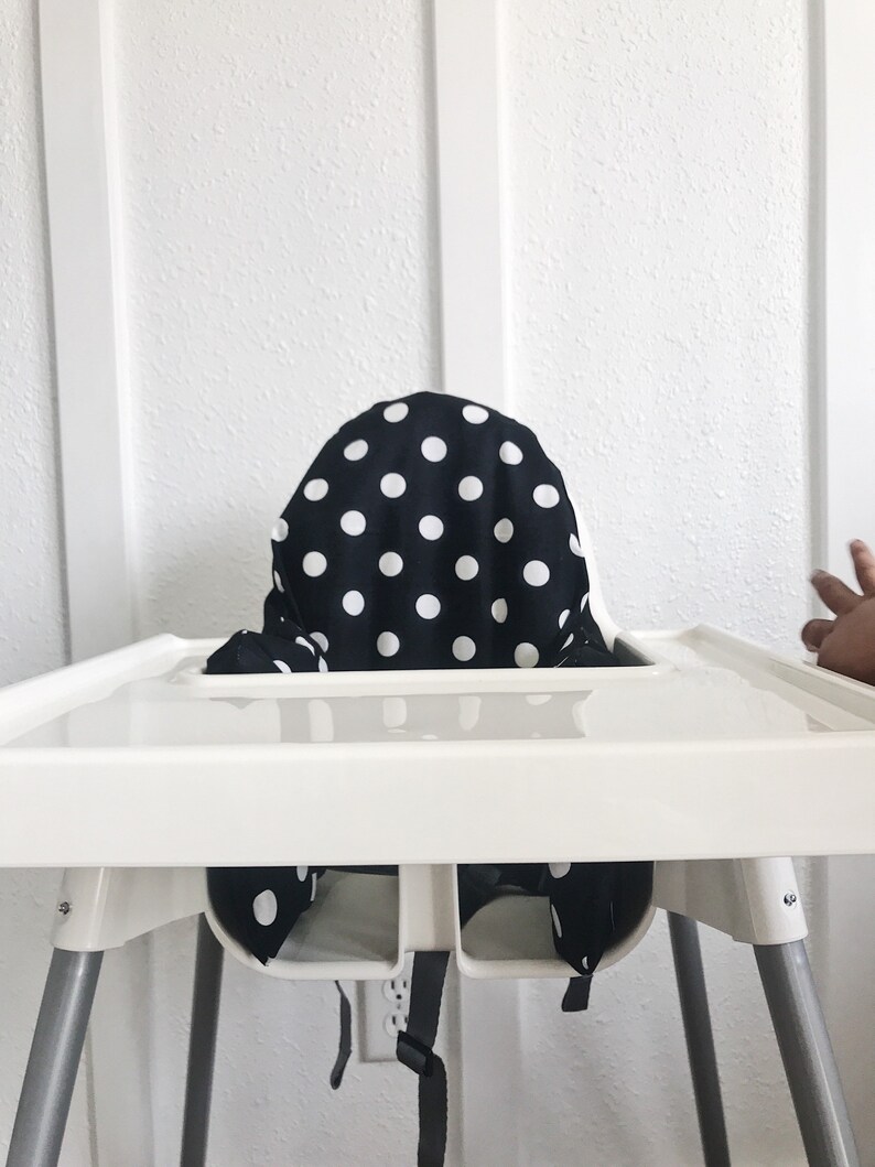Ikea High Chair Cover Ikea Antilop Polka Dot Black And White Baby
