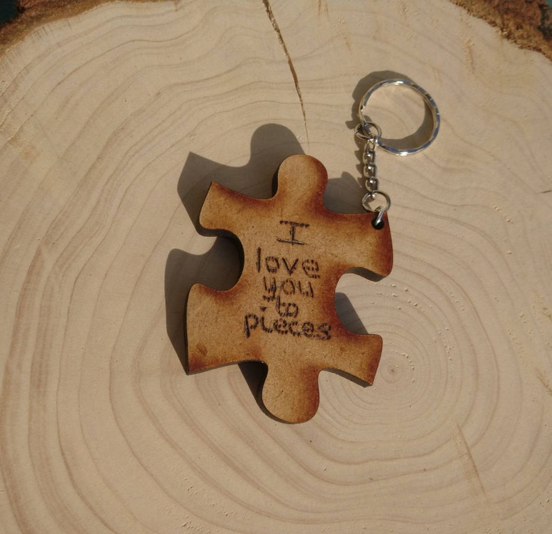 Jigsaw Love You To Pieces Key Ring