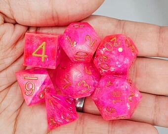 Sparkle Bubblegum Dice Set