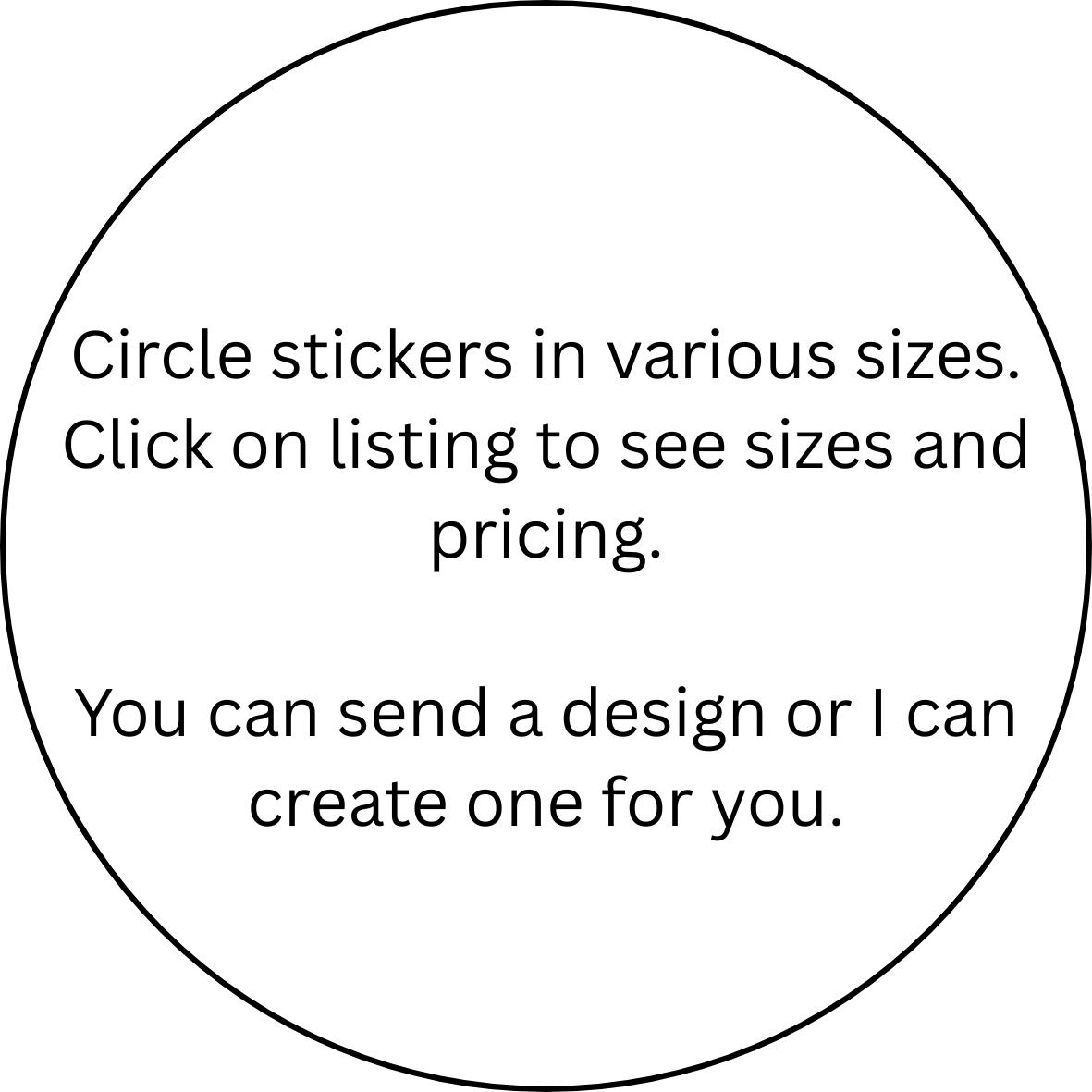 Custom Circle Labels Stickers for Favor Bags, Custom Circle Stickers ...