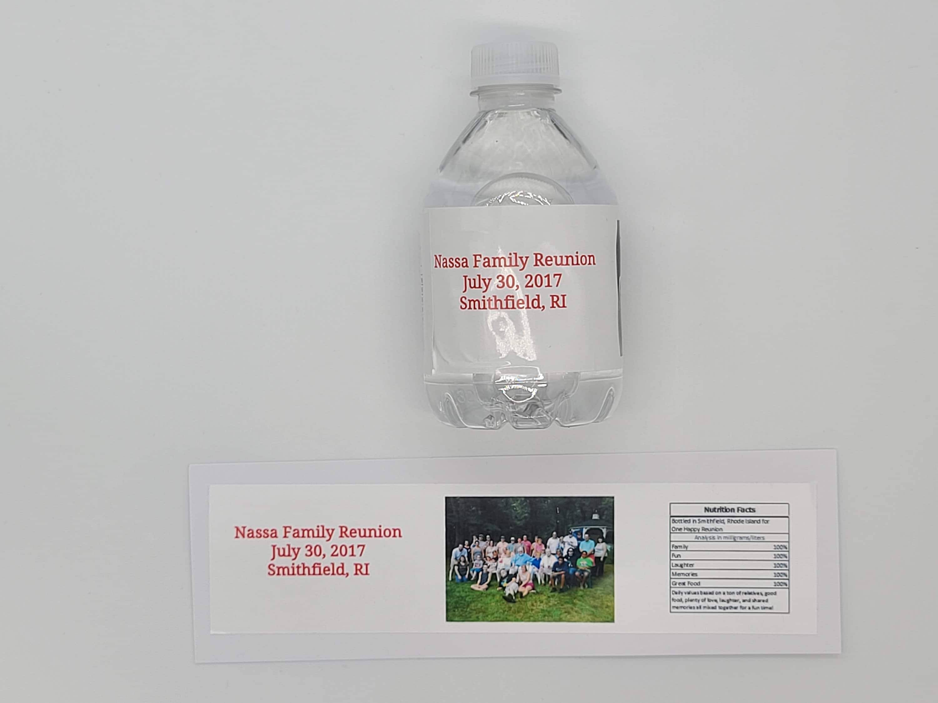 Custom labels for 5 oz bottles