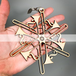 New (Pack Of 3) Trombone Laser Cut Out Wood Shape 1/4 Inch Thickness