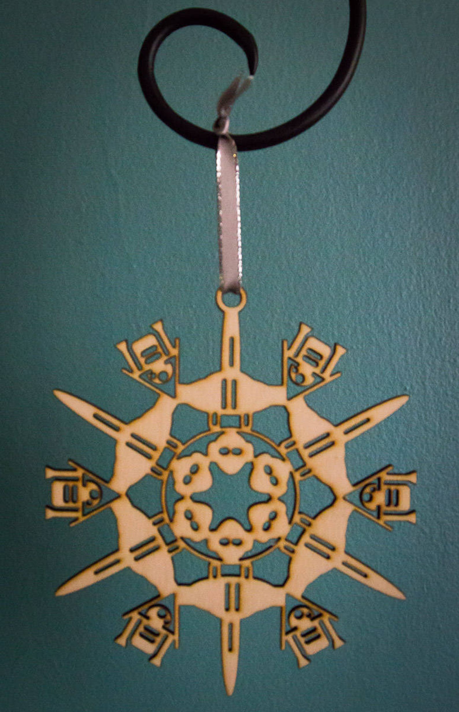 Star Wars Jedi Starfighter Leia R2D2 Laser Cut Wood Snowflake Etsy