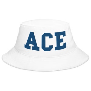 Zeta Ace Blue and White Bucket Hat