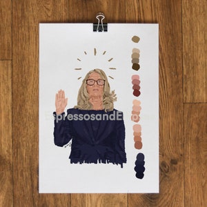 Dr. Christine Blasey Ford Print