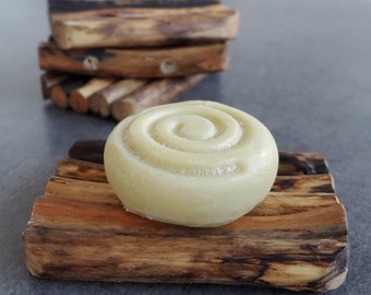 Porte savon en bois naturel