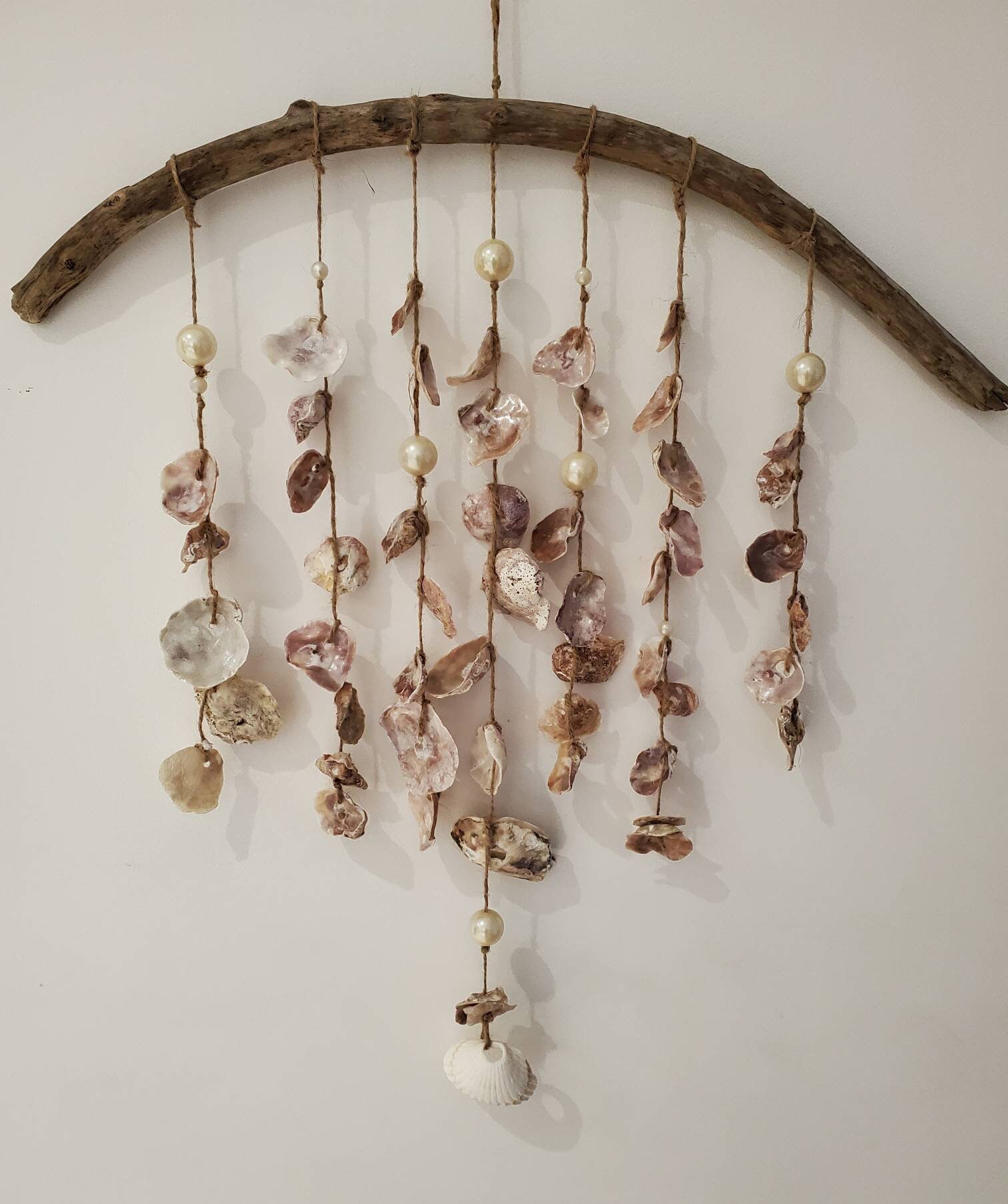 Carillon Mobile Bois Flotté et Coquillages