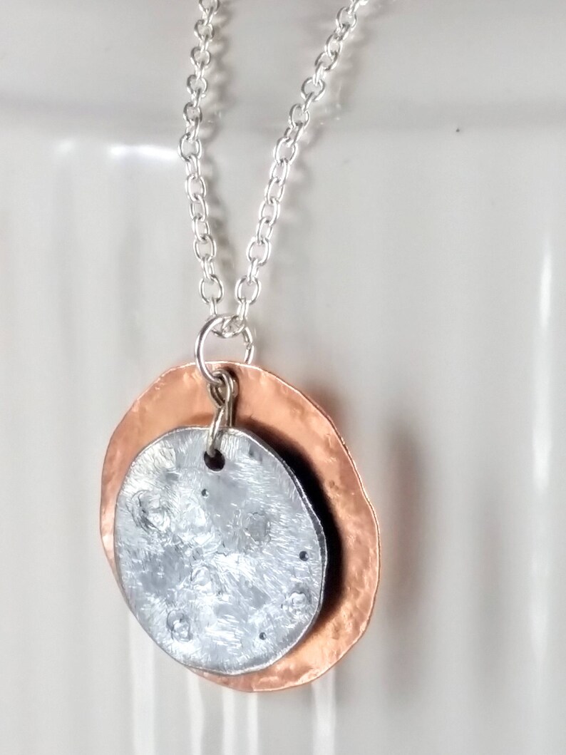 Solar Eclipse necklace Solar Eclipse 2017 moon necklace Etsy