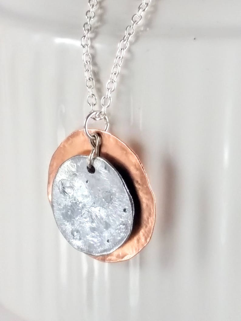 Solar Eclipse necklace Solar Eclipse 2017 moon necklace Etsy
