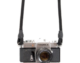 Rope Camera Strap in Black by APMOTS - Shoulder Sling Mirrorless